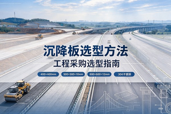 临湘沉降板选择方法
