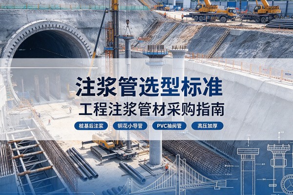 临湘注浆管选型标准