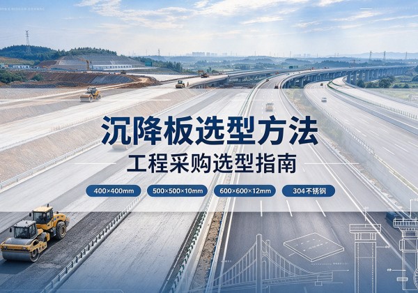 临湘沉降板选择方法